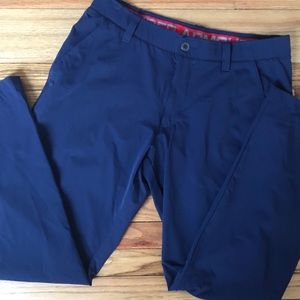 Like new under armour navy blue pants 36x32